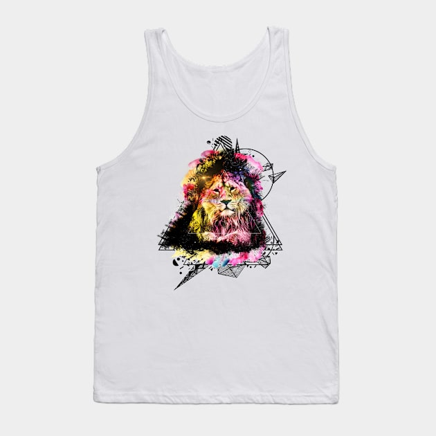 The Lion Tank Top by Pradeep Chauhan